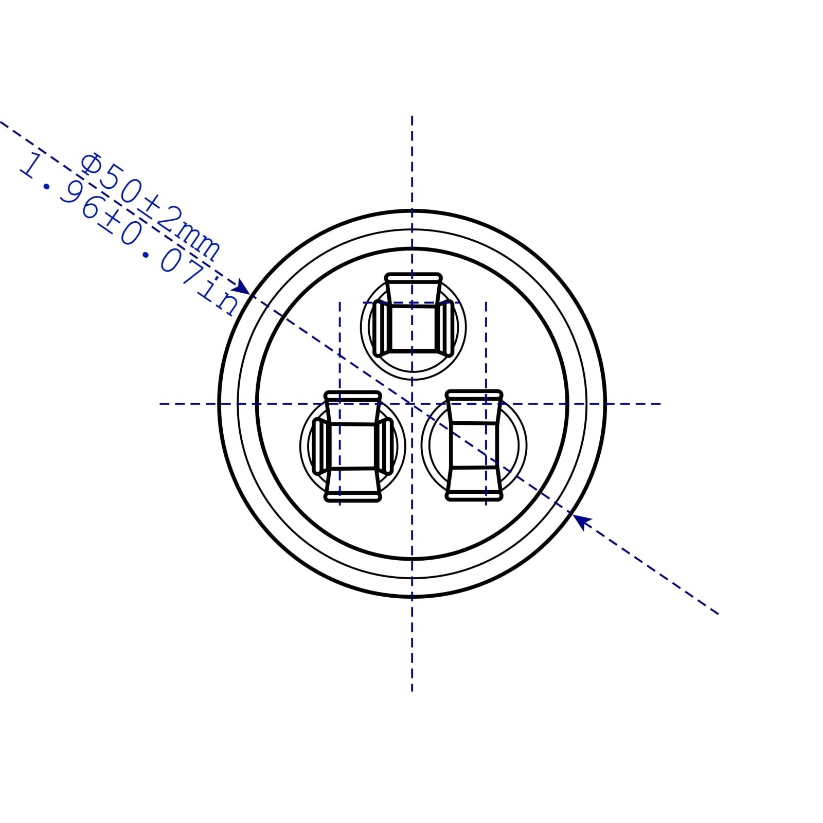AMPTATA [UL Tested] AC Capacitor, 40/5 uf CBB65 HVAC Capacitor for Unit