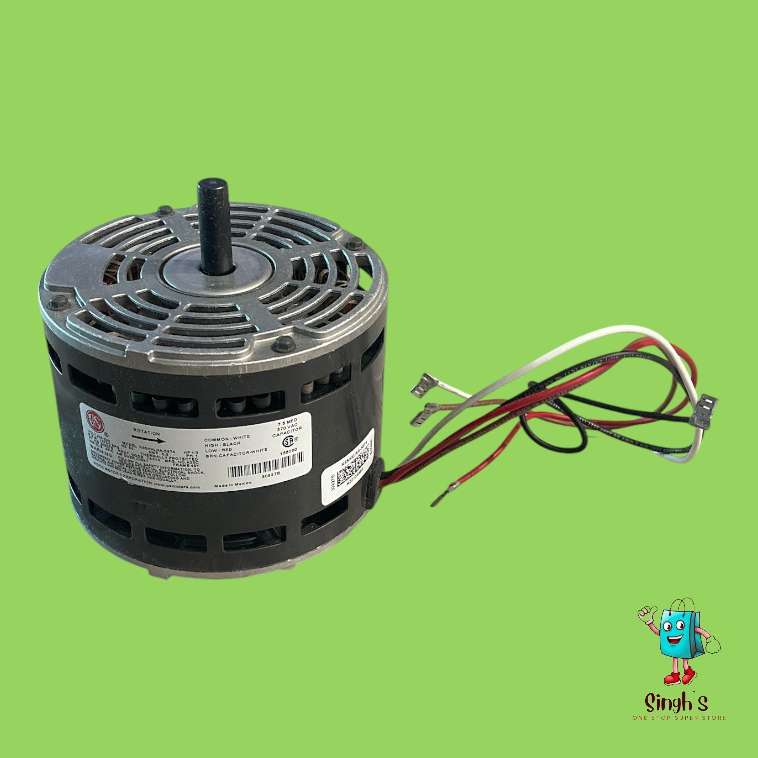 Armstrong / Magic-Pak 30927B K55HXLKA-5874 1/3HP 208-230V Blower Motor(DT)