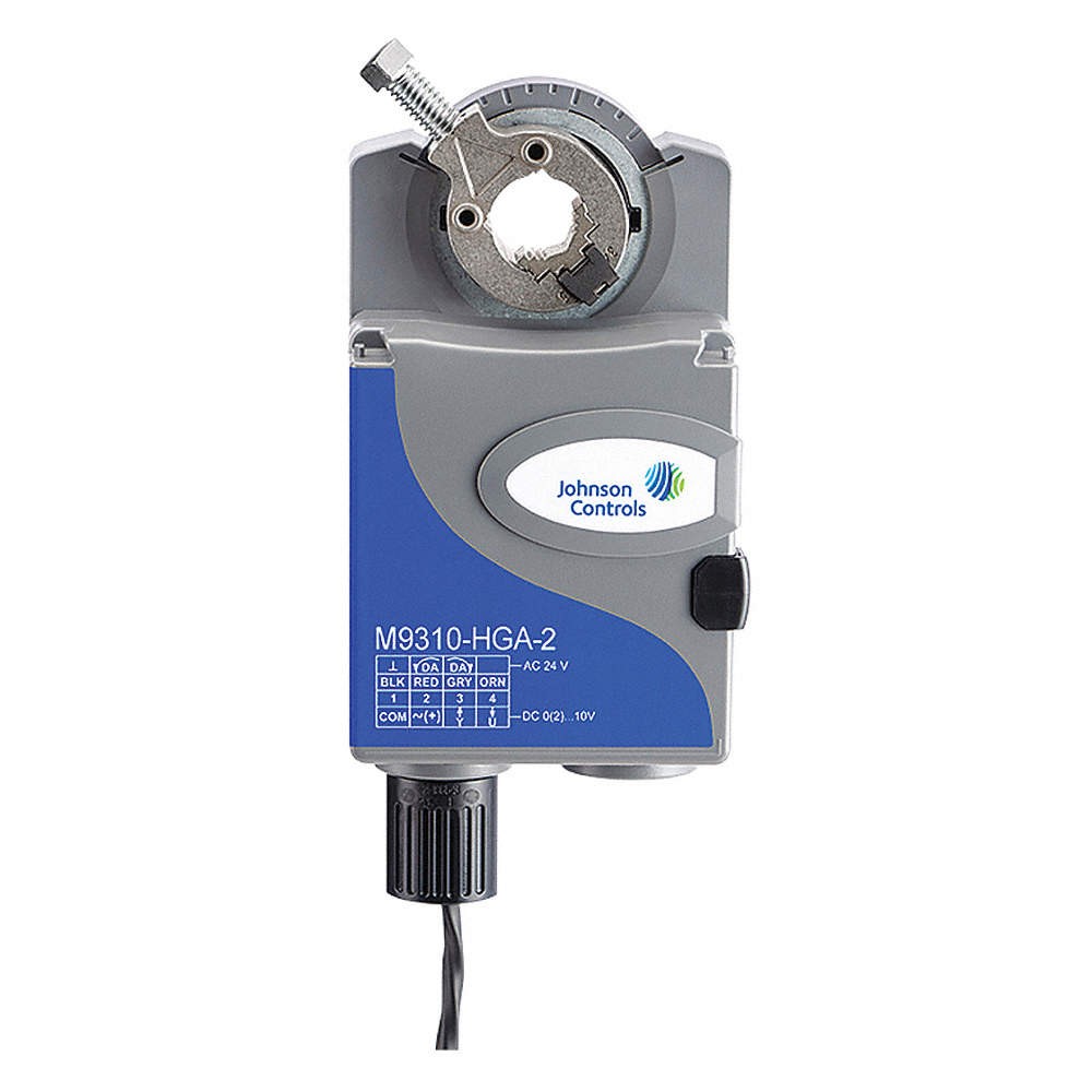 JOHNSON CONTROLS M9310-HGA-2 Actuator, Damper and Valve, 89 in-lb 48GF85