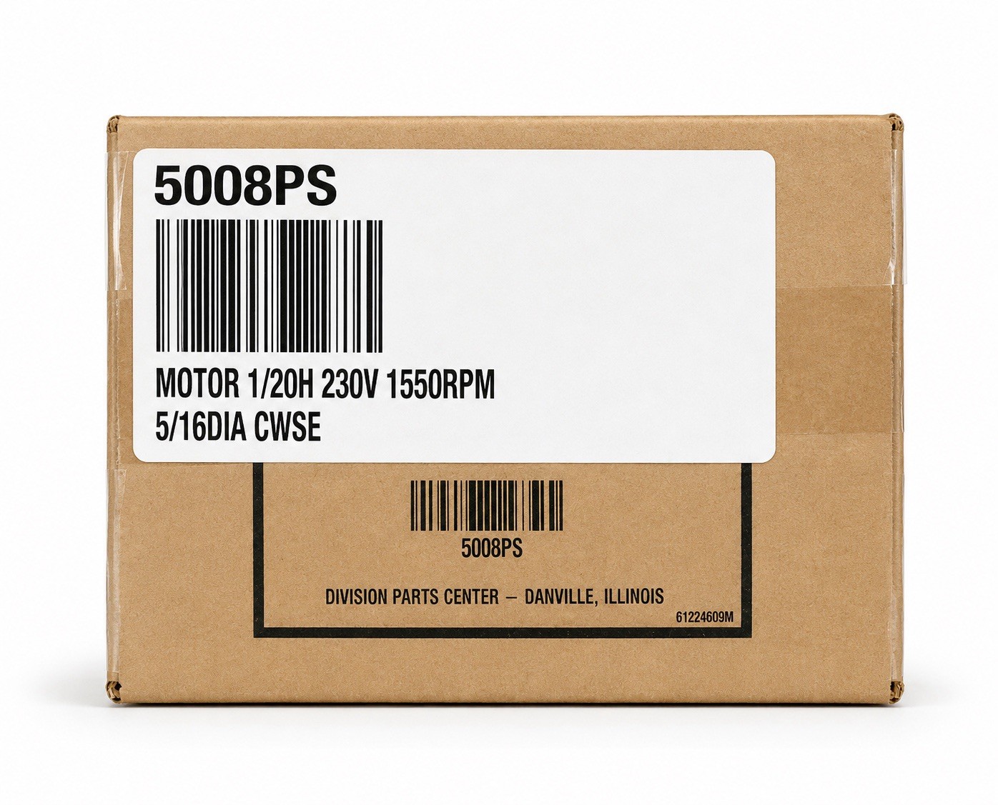 Larkin 5008PS InterLink Motor 208-230VAC 1PH 1550RPM 1/20HP 5/16in Dia
