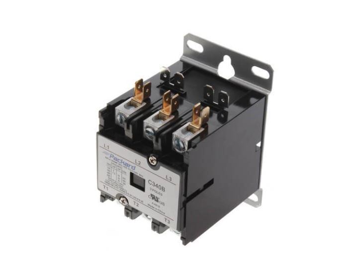 Packard C340B 3 Pole Contactor 40 AMPS 120 Coil Voltage