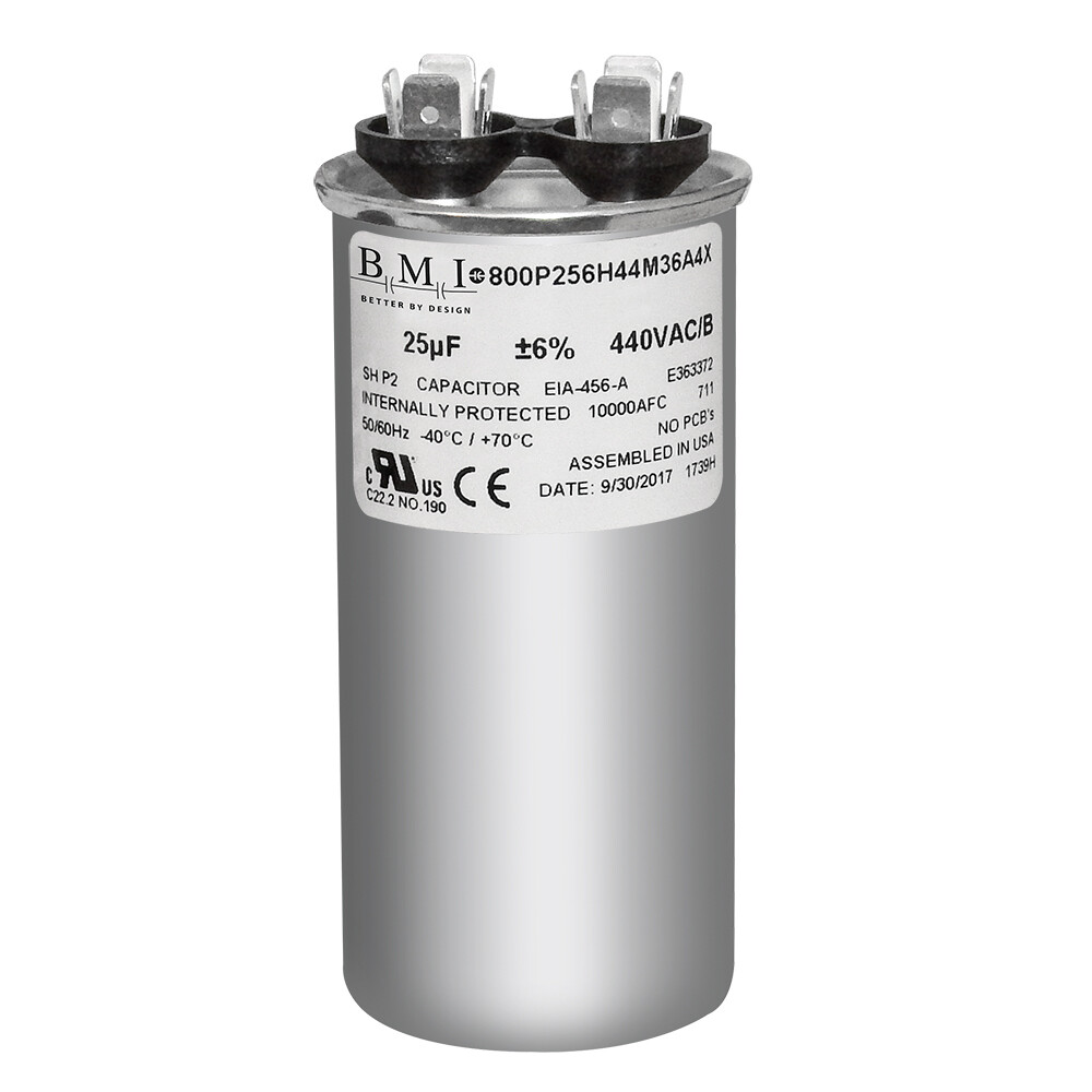 USA 25+5 uf/MFD 370-440 VAC volts Round Dual Run Capacitor 50/60 Hz – Lot-1