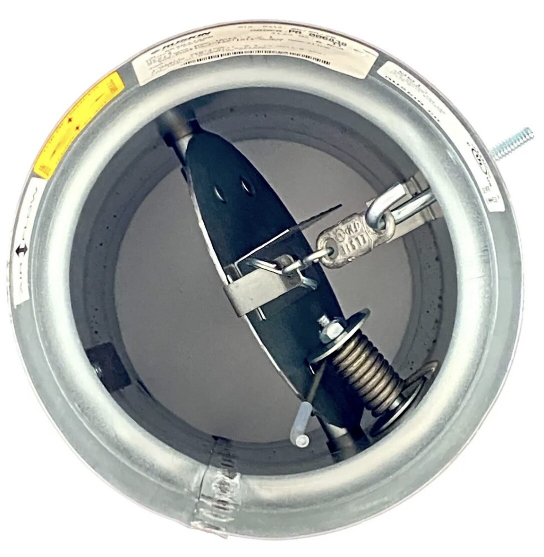 Ruskin FDR25 Galvanized Steel 12” Round Fire Damper – Dynamic Systems – New