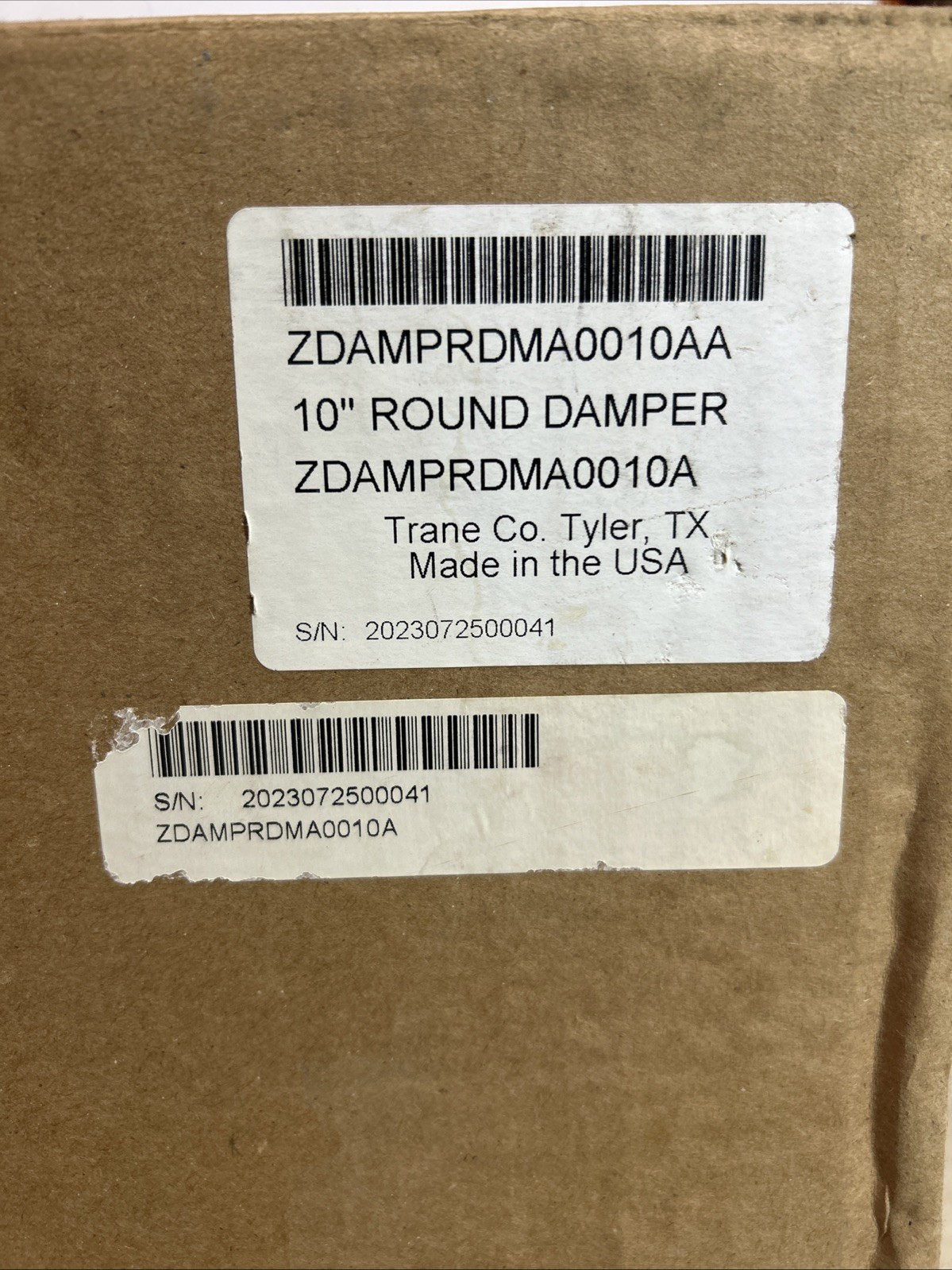 Trane ZDAMPRDMA0010AA 10″ Zone Damper | iO HVAC Controls