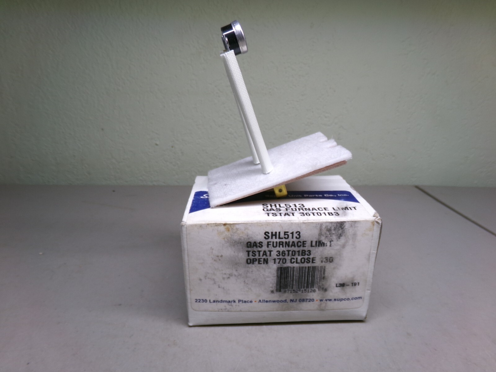 SUPCO SHL513 GAS FURNACE LIMIT 170/130