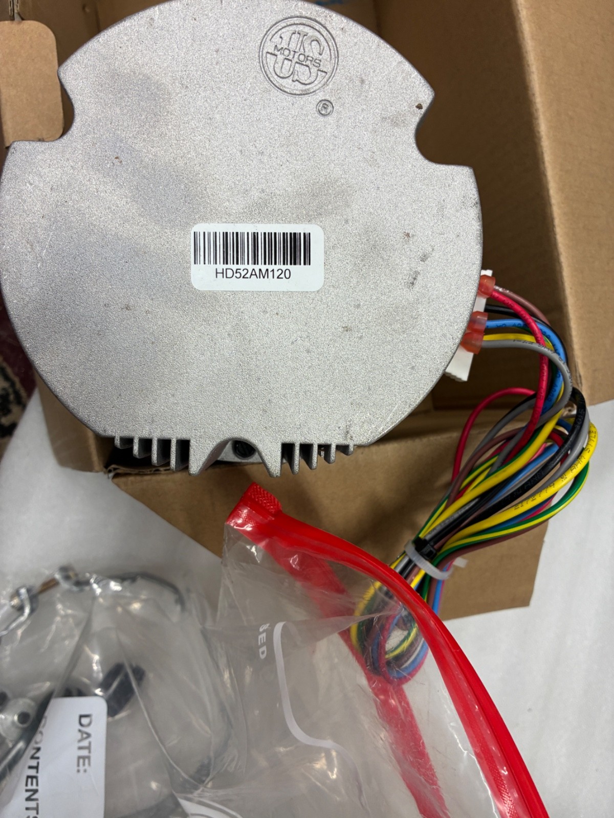 3/4 HP US Motors SelecTech M55PWUUA-1120 / Blower Motor / 3/4 HP w/ mounts