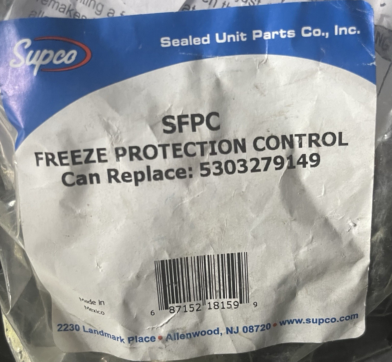 Supco Freeze Protection Control