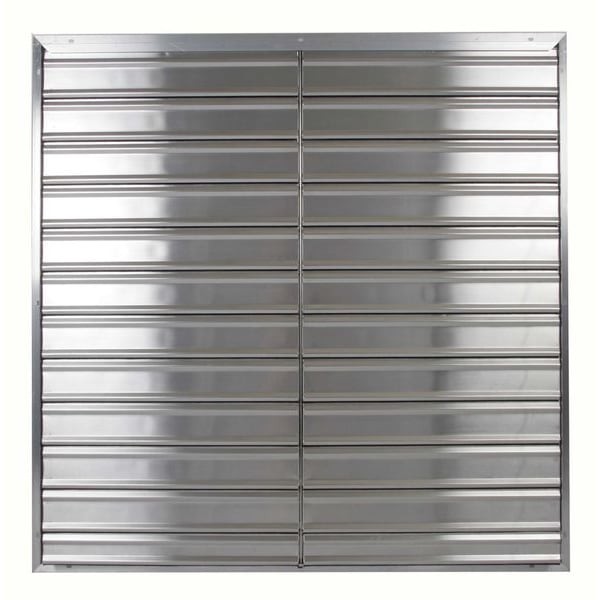 Dayton 2Ftx3 48 In 51″H-W 5.75″L Alu Wall Exhaust Shutter, 48-1/2 In X 48-1/2