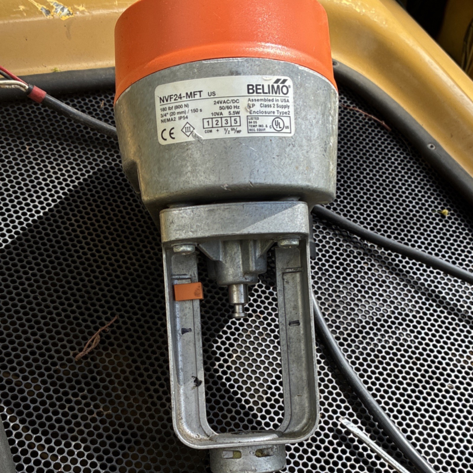 Belimo NVF24-MFT US Damper Actuator Corded Electric 24V MPN NVF24-MFT US