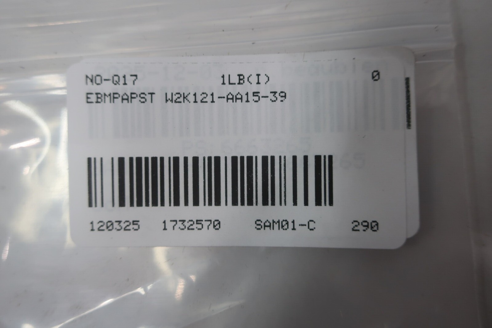Ebmpapst W2K121-AA15-39 Fan 5in 115v-ac