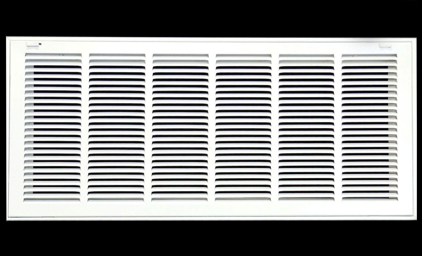 HVAC Premium 32 x 6 Duct Opening Steel Return Air Filter Grille, for 1-inch…