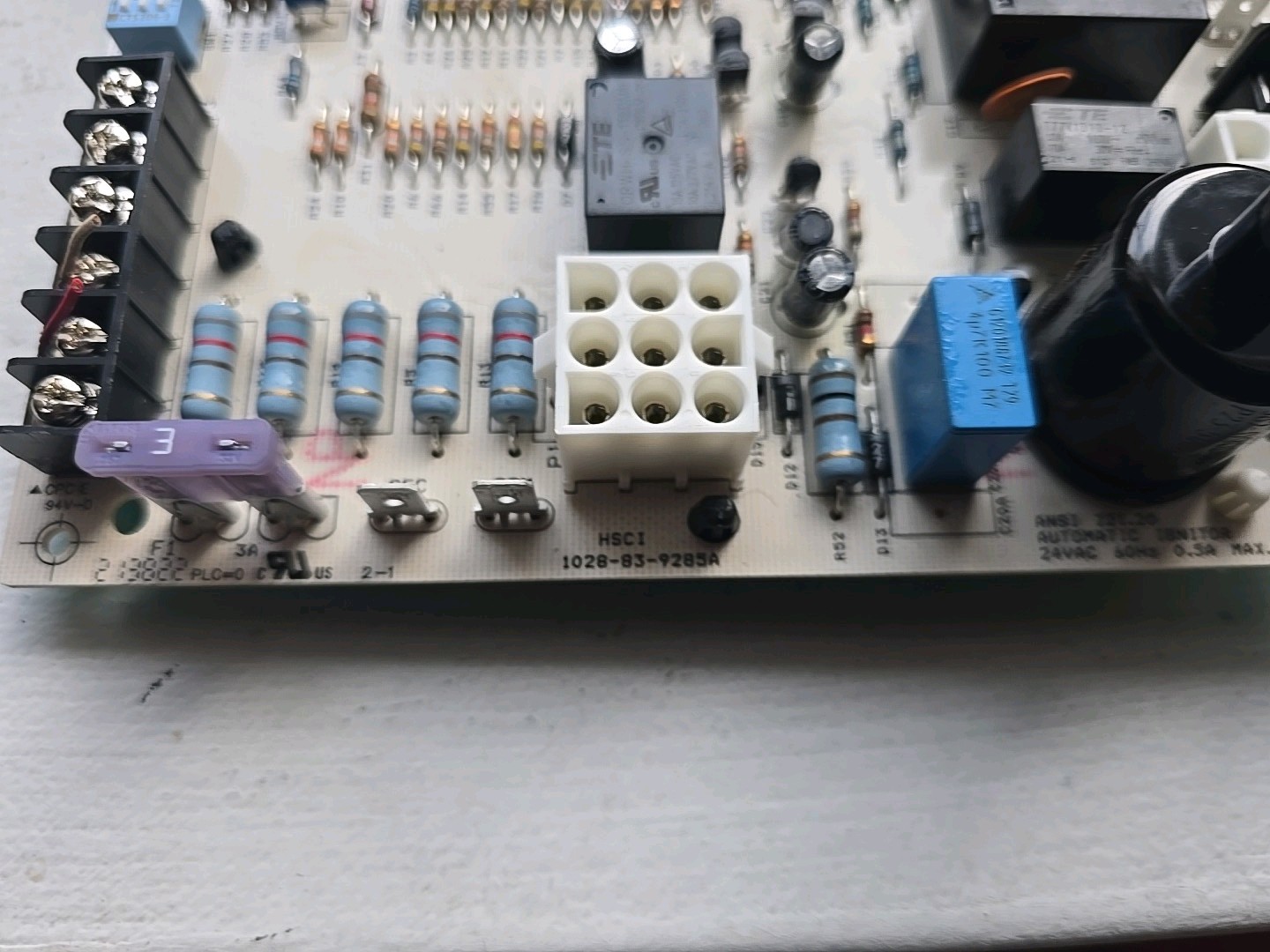 62-24140-04, 1028-83-9285A, 1028-928B OEM Control Board Rheem Furnace. Num#414