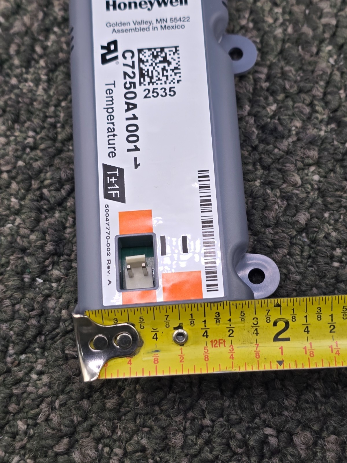 Honeywell C7250A1001 2-Pin Mixed Outdoor Air Temperature Sensor 20k NTC – Gray