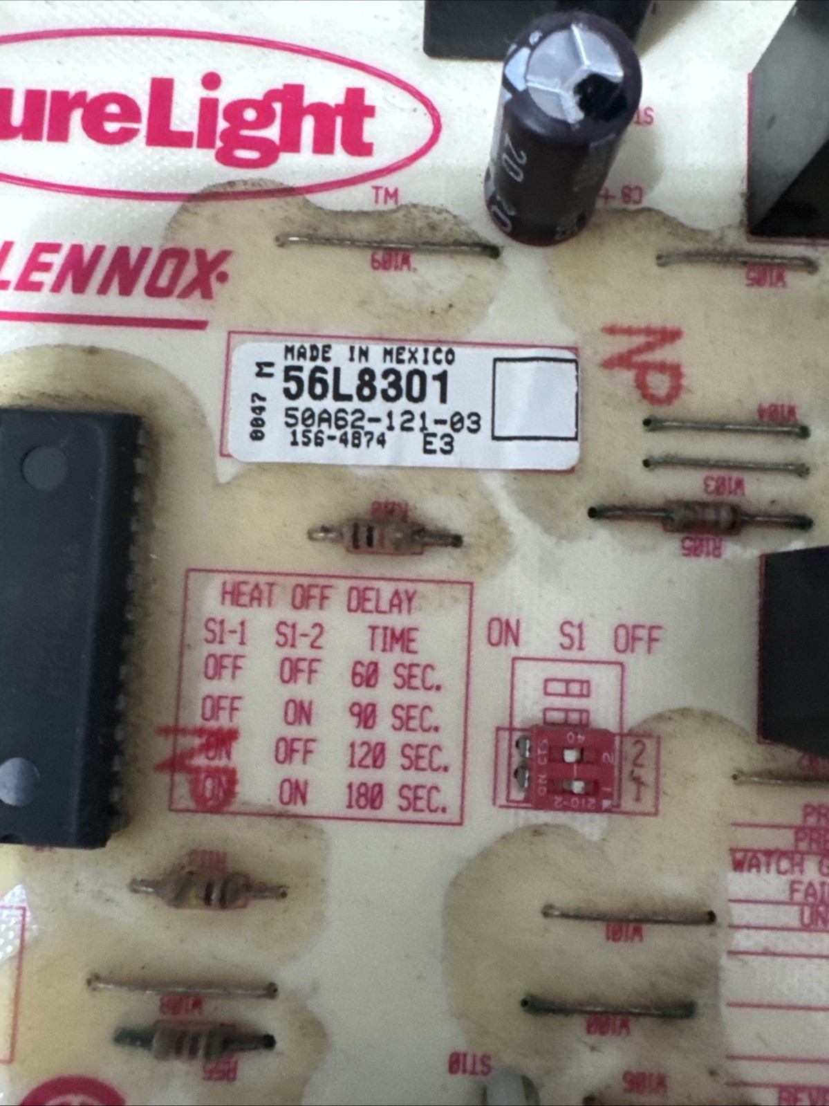 Lennox Control Board White Rodgers 50A62-121-03