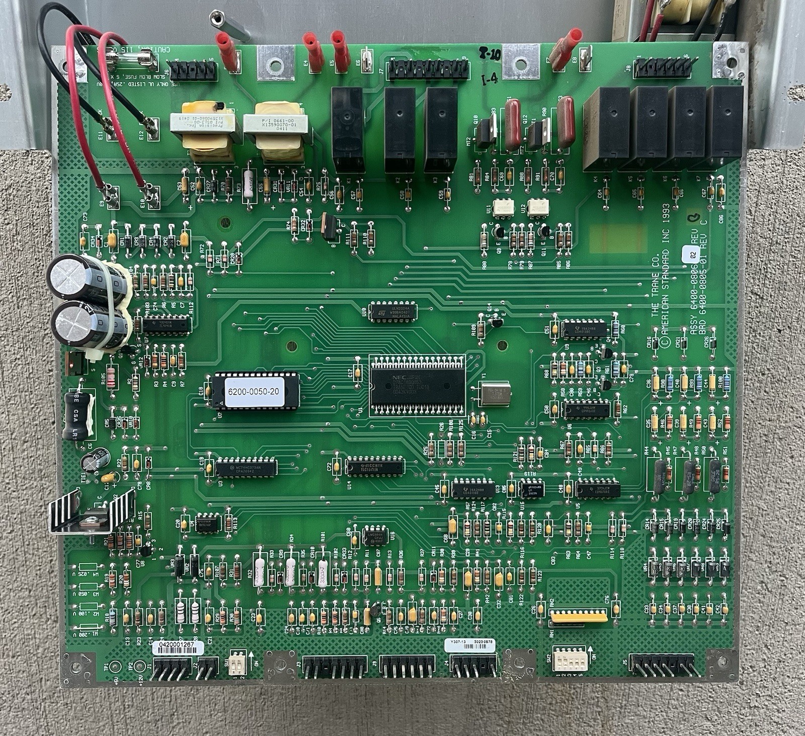 Trane 6200-0050-20 X13650477-13P Chiller Control Module Assembly Board.