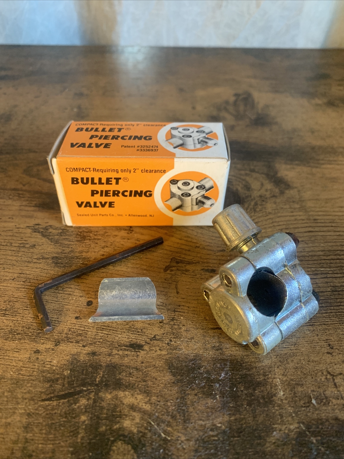 Vintage BVP21 Bullet Piercing Valve 1/2”- 5/8” Tubing Sealed Parts Co. Inc