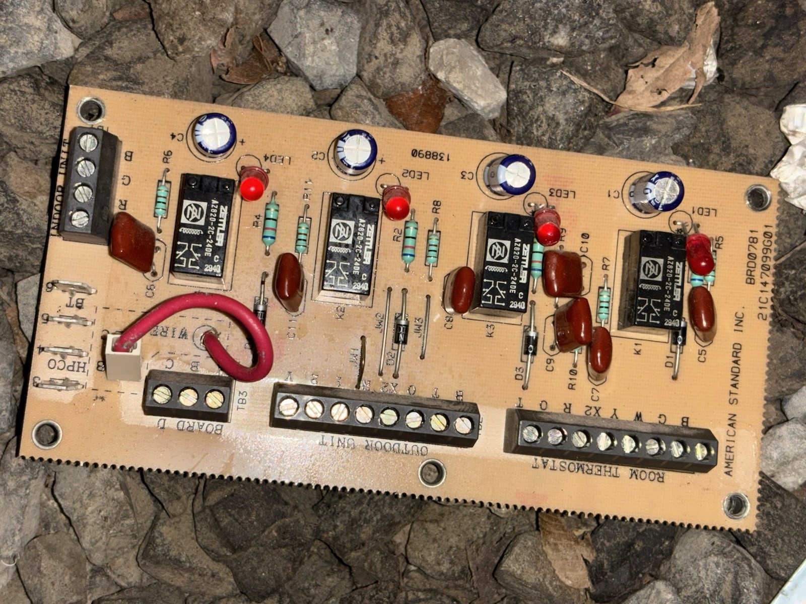 Older+hard to Find American Standard / Trane HVAC Inside Control Board
