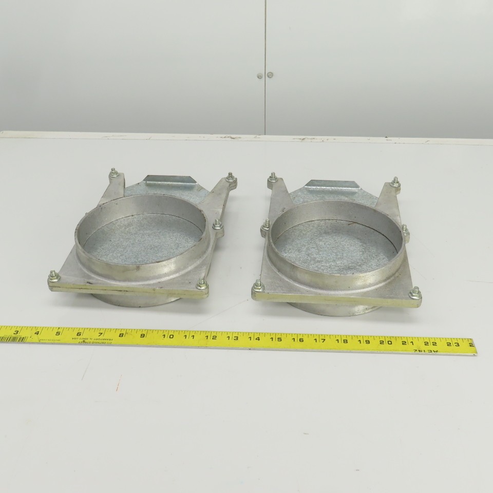 6-1/4″ ID Manual Blastgate Valve 6-3/4″ OD 11″OAL Lot Of 2