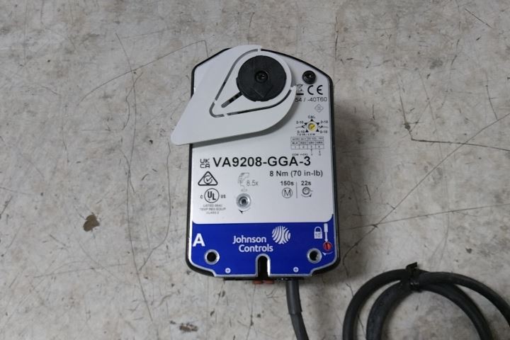 Johnson Controls VA9208-GGA-3 24VAC 70 In-Lb Electric Ball Valve Actuator (C)