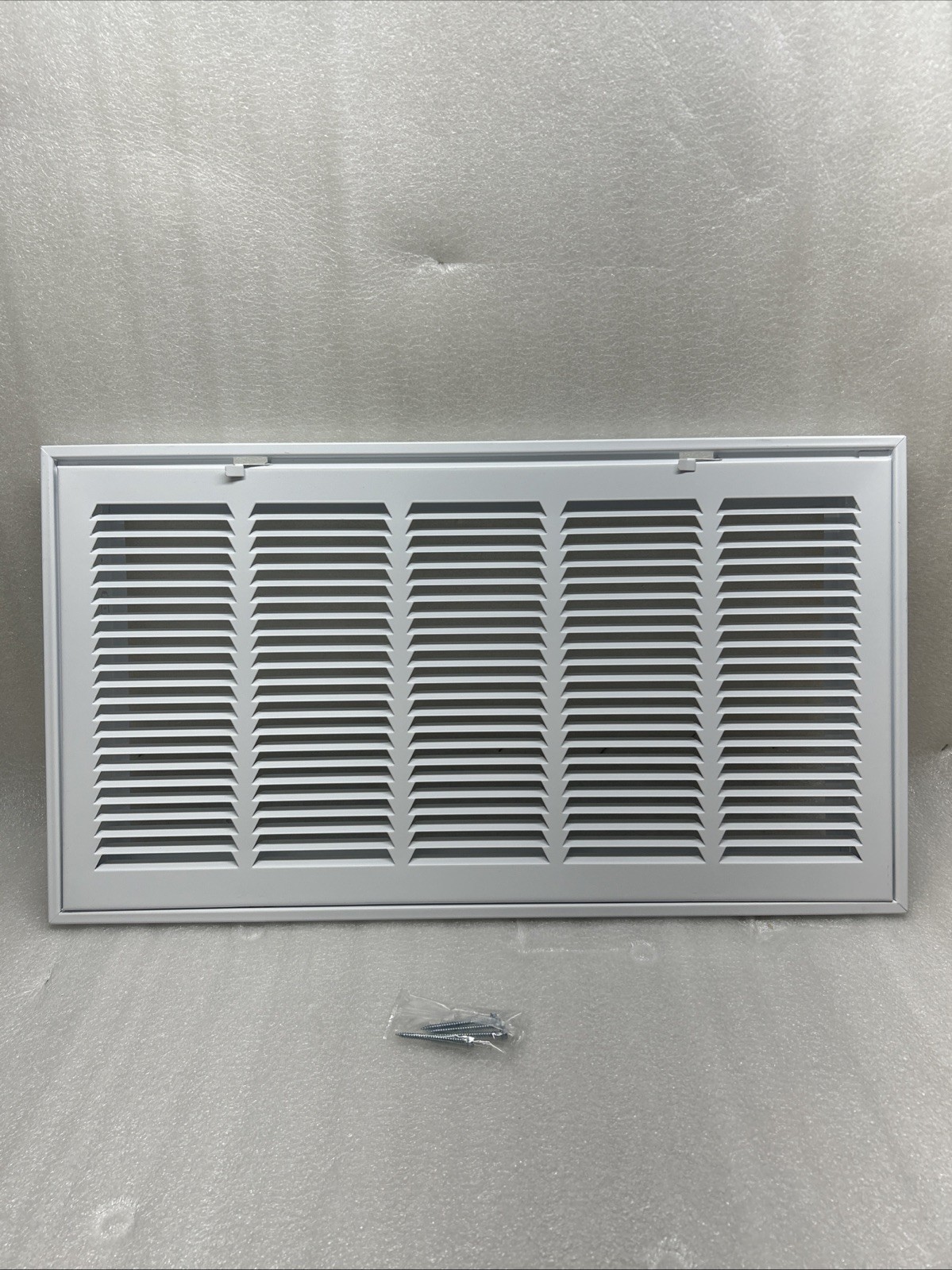 Everbilt 24 in. x 12 in. Steel Return Air Filter Grille in White for Sidewall