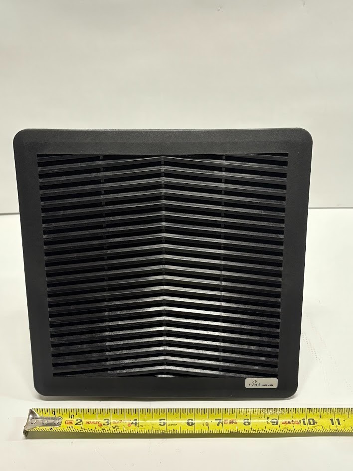 nVent Hoffman HN0916513 3R Side-Mount Filter Fan 115V, 9.84×9.84×4.44, Black NOB