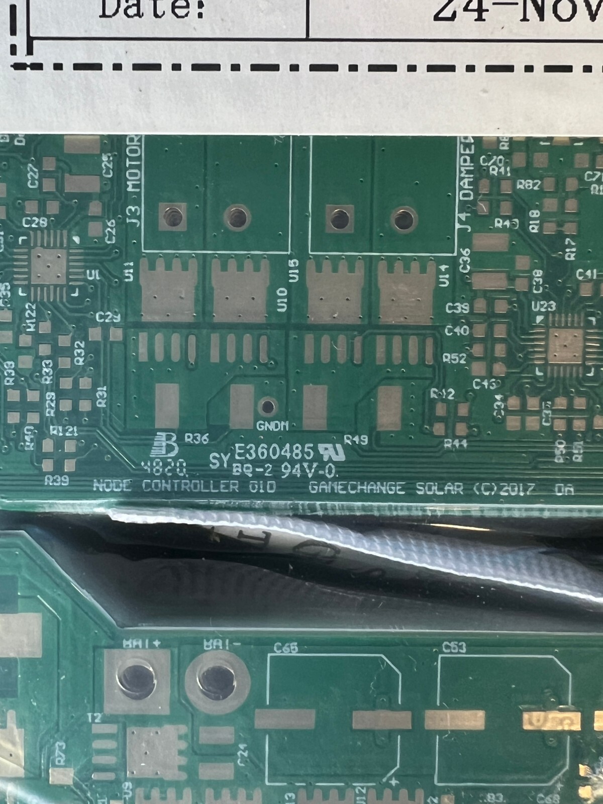 Blank Node Controller 01d game change solar E360485 PCB 60 PACK FOR GOLD OR PART