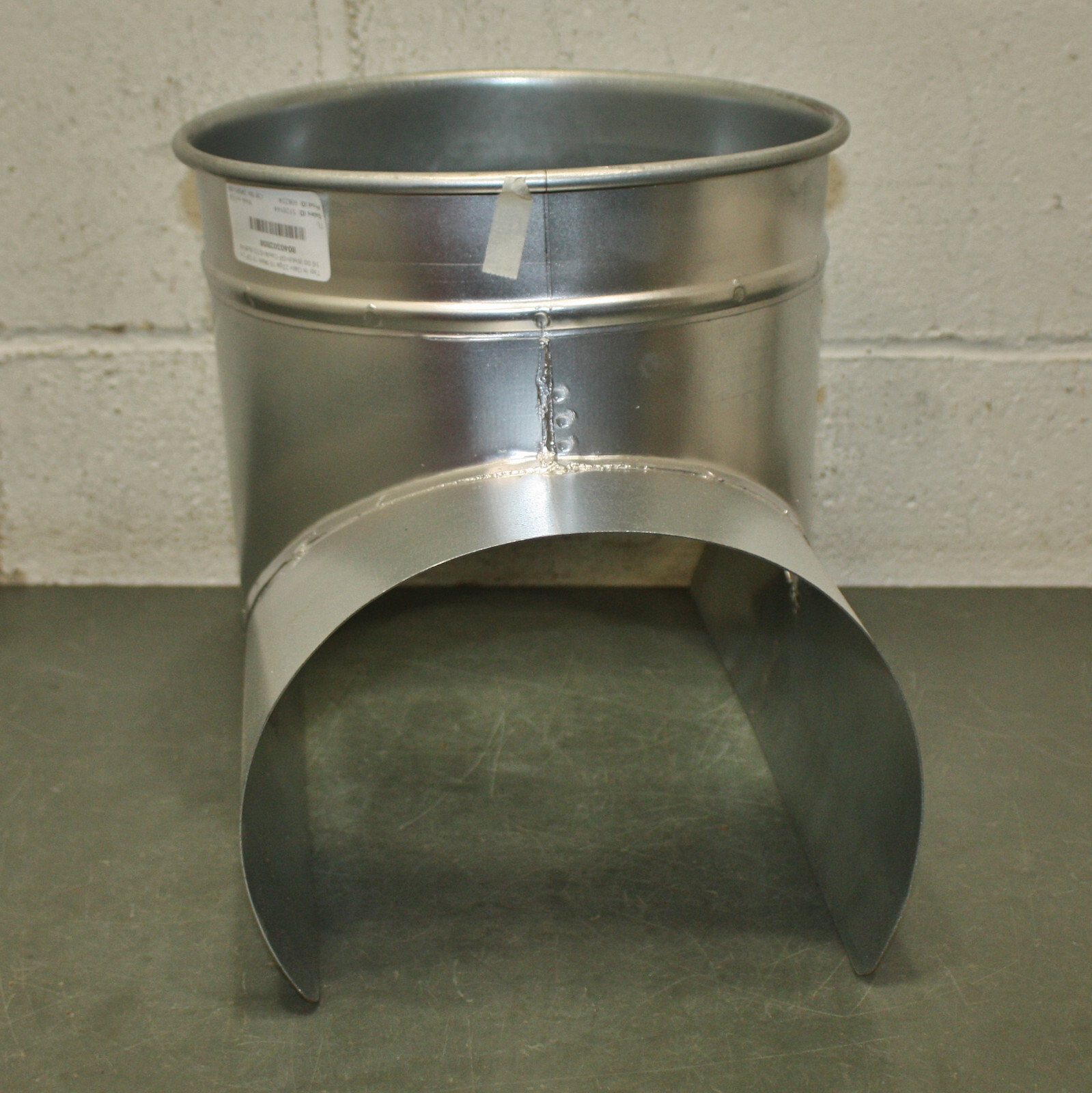 Nordfab Tap-In Branch 8040302808, 10″ x 10″ Duct, 90°, Galvanized Steel, QF