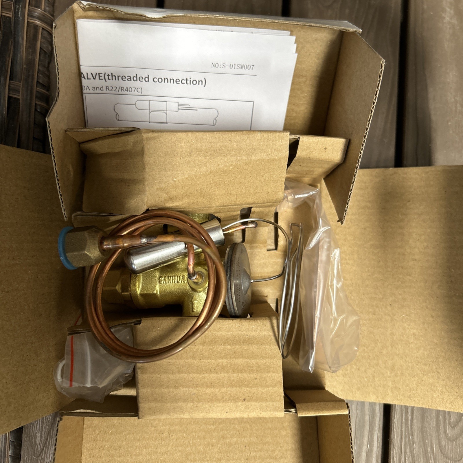 Lennox Y8735 / Sanhua RFGF05E‑2.5‑796 TXV – 1.5–2.5 Ton – Expansion Valve