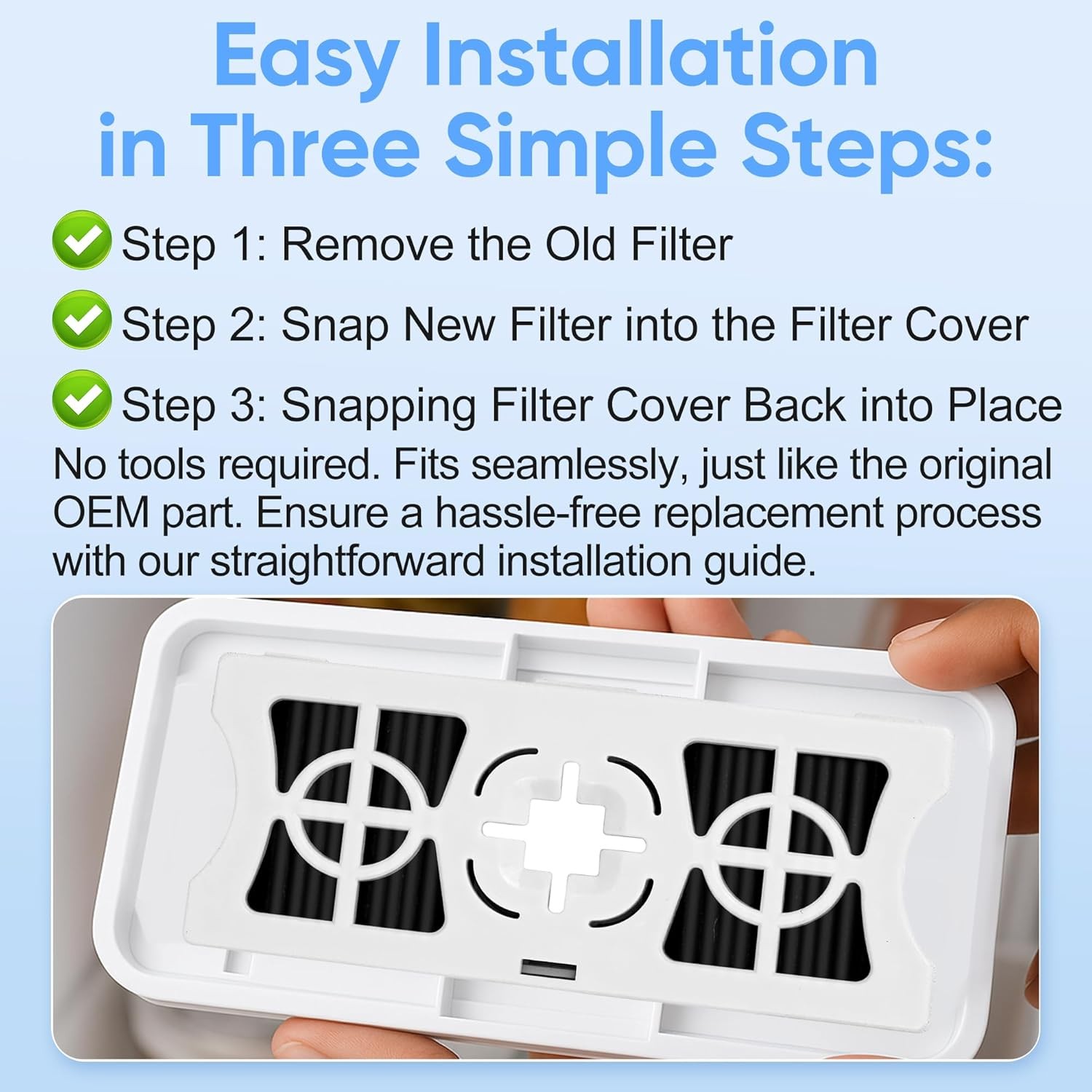 2 Pack AF-1 RAF-1 Replacement Refrigerator Air Filter Compatible with…