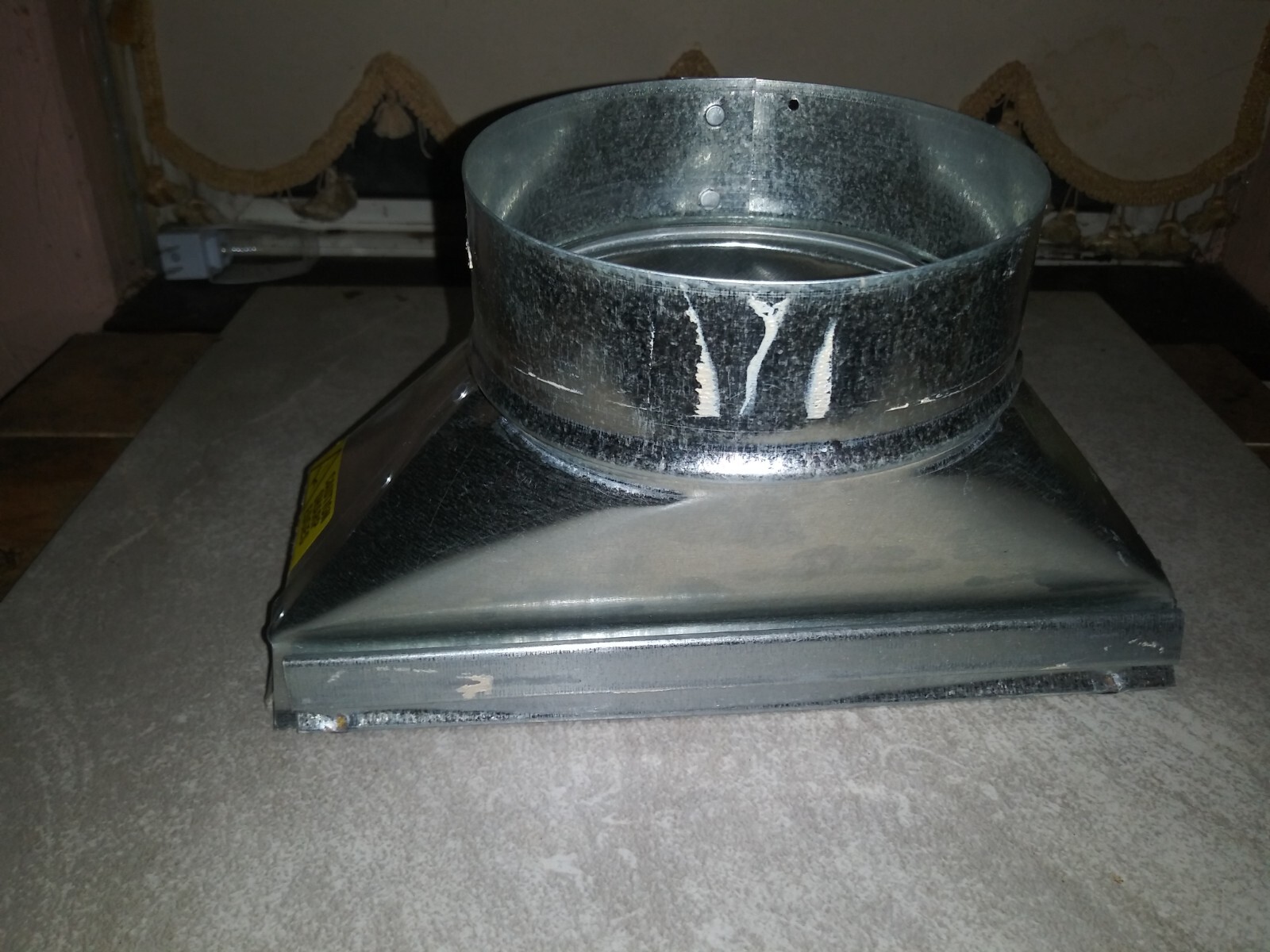 Master Flow Stack Boot 10″x3-1/4×5″ Durable Galvanized Steel Conducto metálico