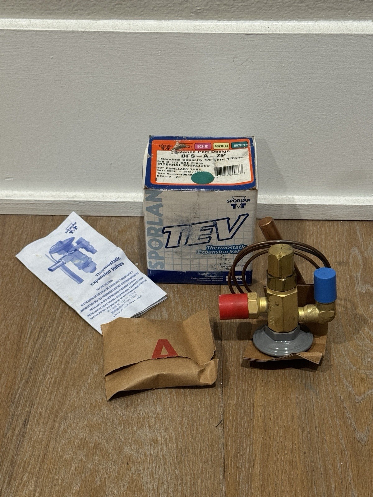New Sporlan BFS A ZP R-502 R-404A R-402A R-507 TXV Thermostatic Expansion Valve