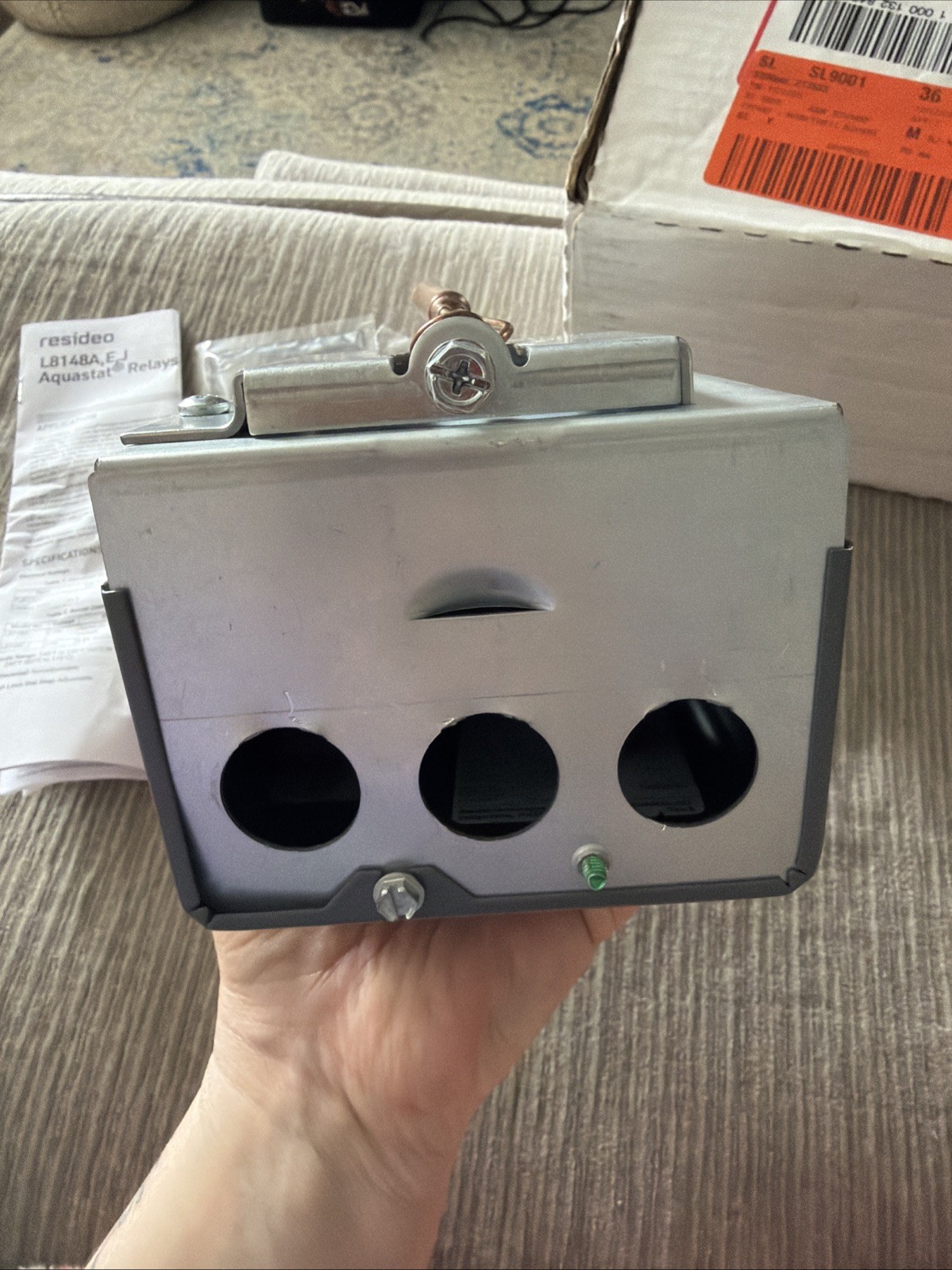 Honeywell Resideo L8148J1009 Aquastat Relay