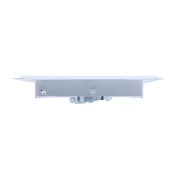 9-3/4 in. x 4 in. Steel Floor Register with 7/8 in. Drop in White