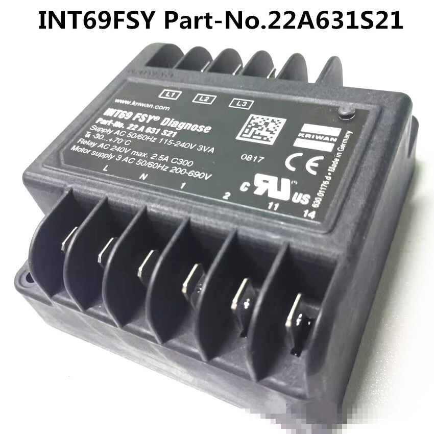 1pcs Kriwan Motor Protector Module INT69FSY Part-No.22A631S21