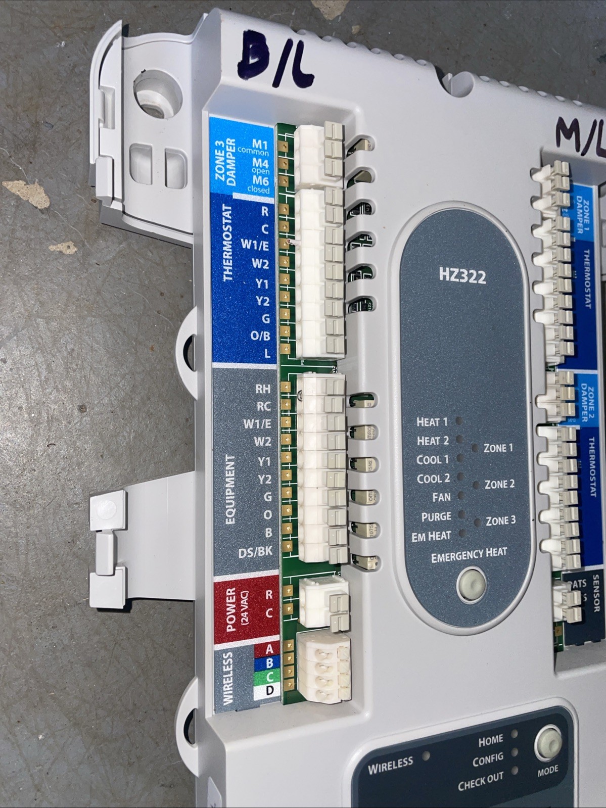 Honeywell Truezone HZ322 3 Zone Control Panel