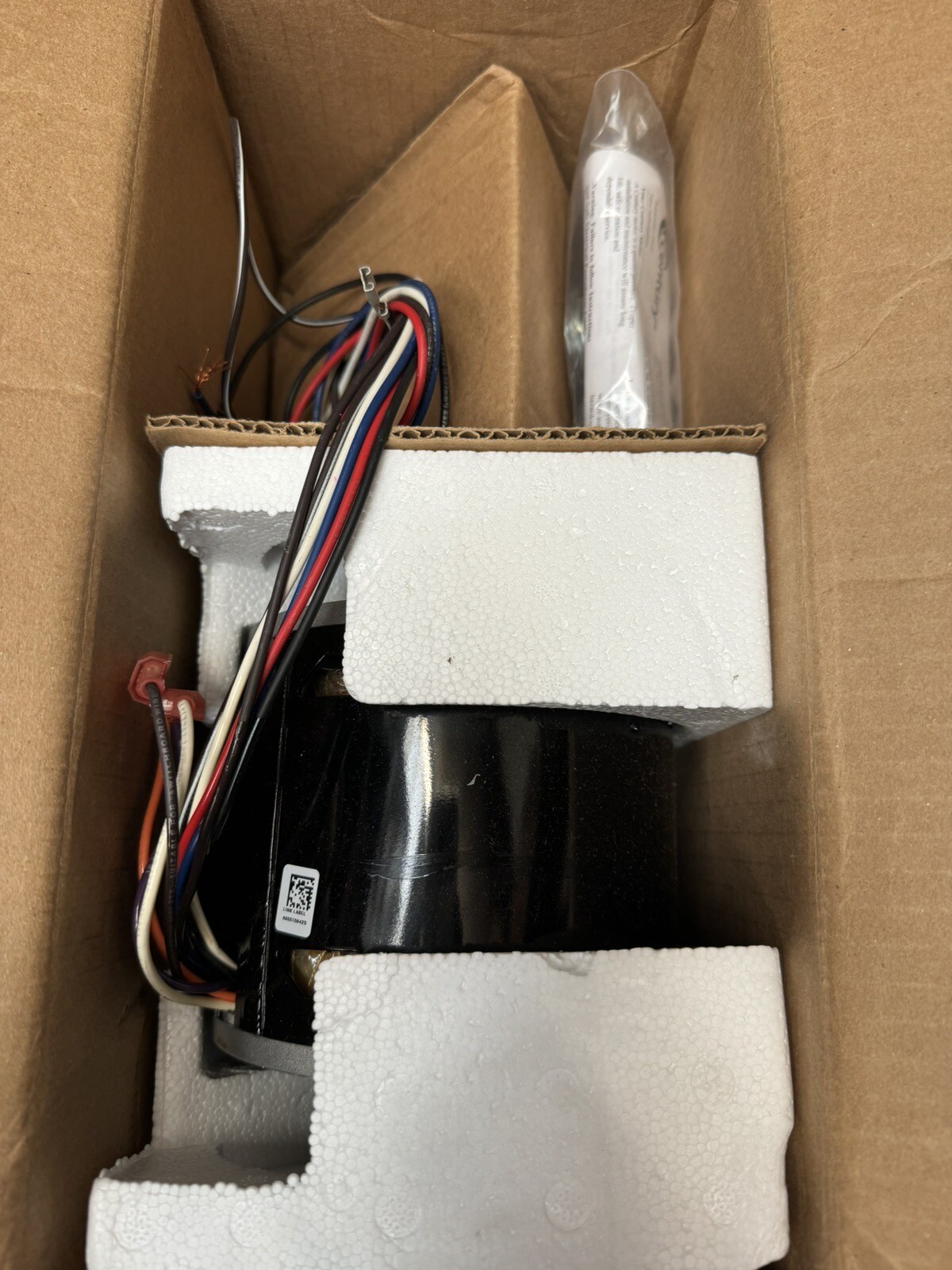 CENTURY 4KA37 DIRECT DRIVE BLOWER MOTOR, 1/2HP, 1075RPM, 3-SPEED, OPEN AIR-OVER.