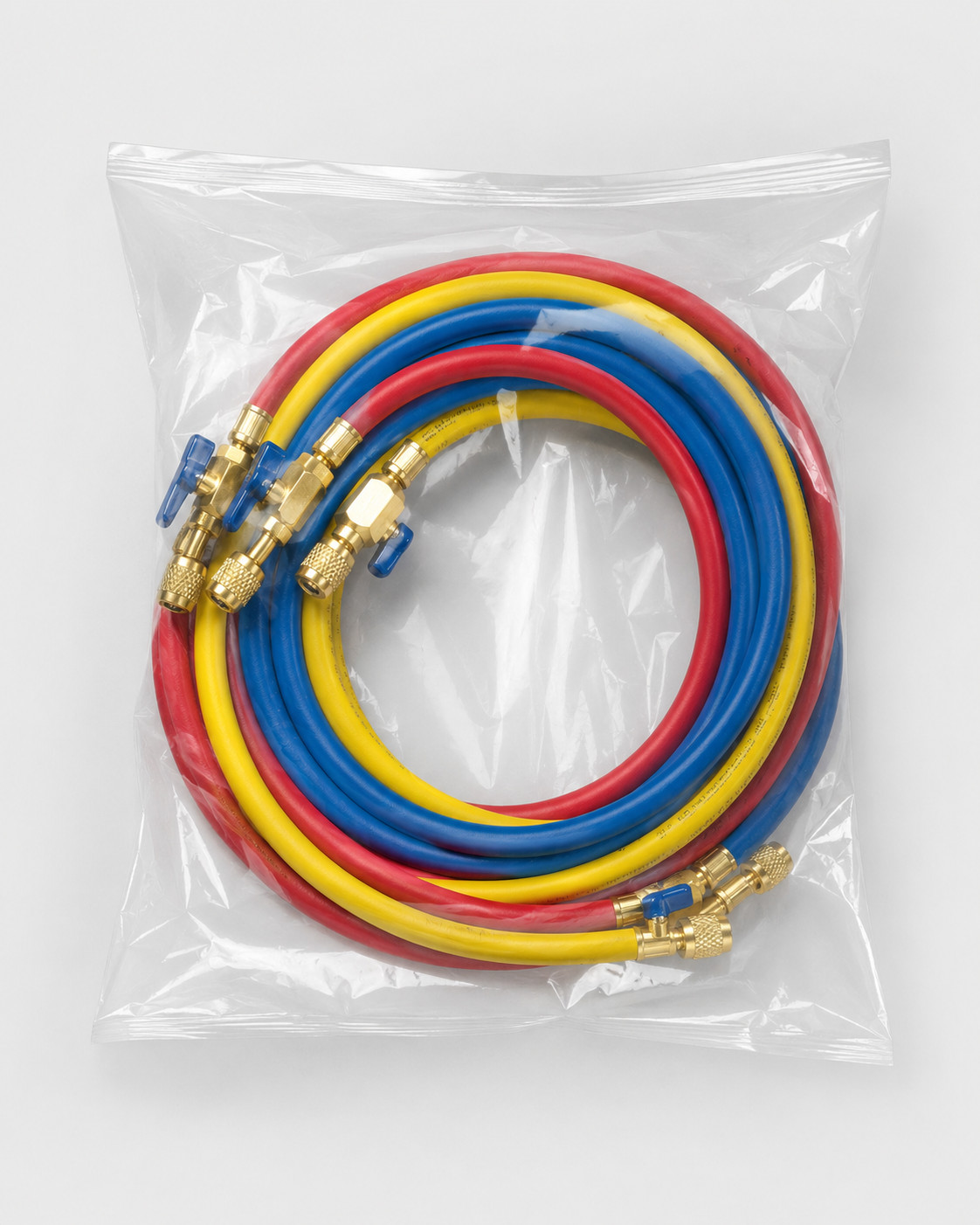 Yellow Jacket 29986 Plus II 1/4″ Hose with Compact Ball Valve 72″ (Pack of 3)
