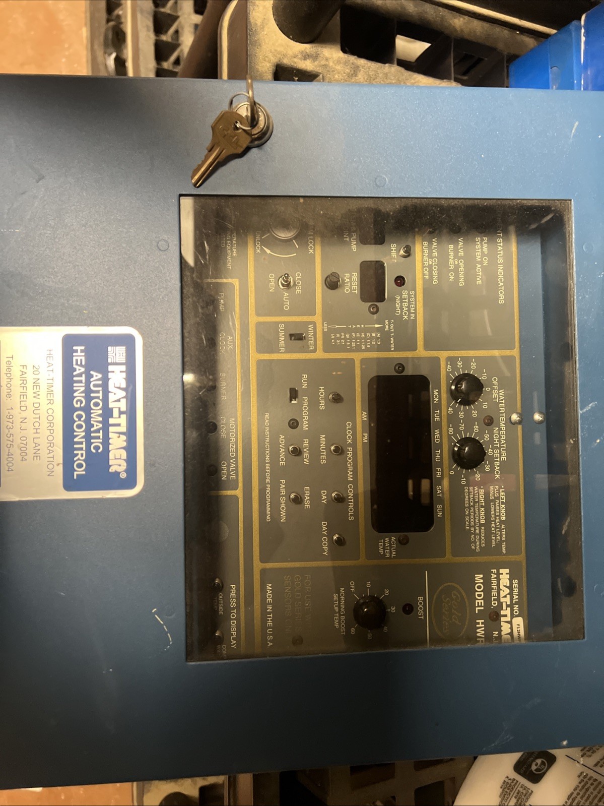HEAT TIMER HWR GOLD / Hot Water Reset Control / USED