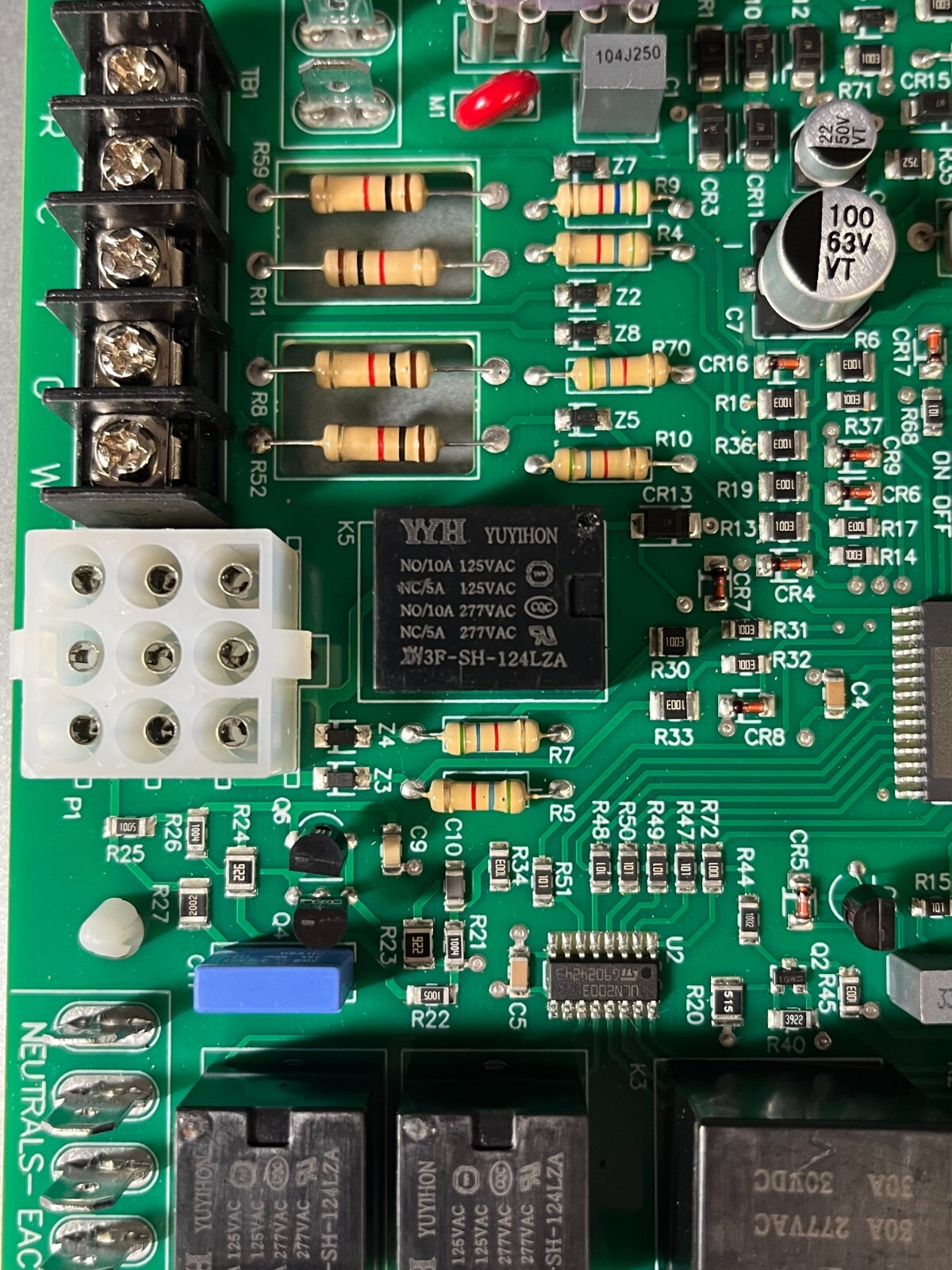 2805A Green HVAC Accessory 30A 30VDC Furnace Ignition Control Board