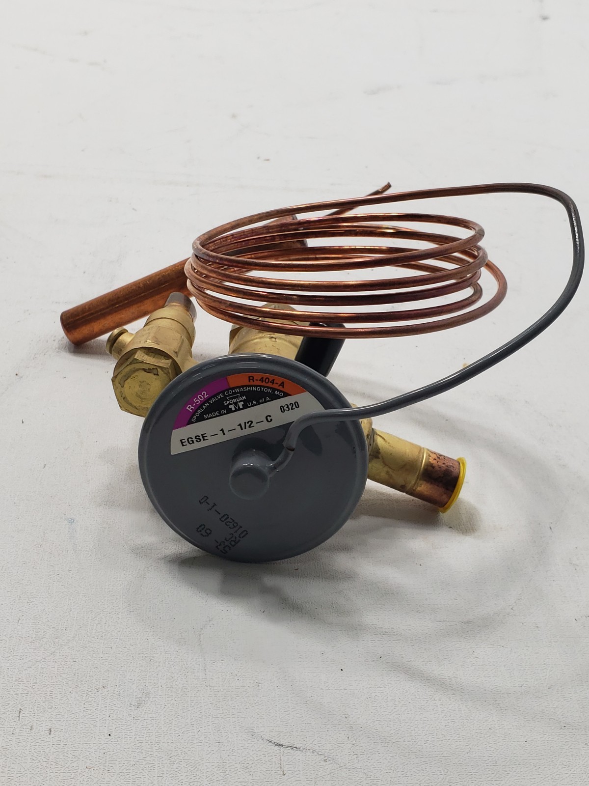 Sporlan EGSE-1-1/2-C Thermostatic Expansion Valve TXV R404A R502 New OB