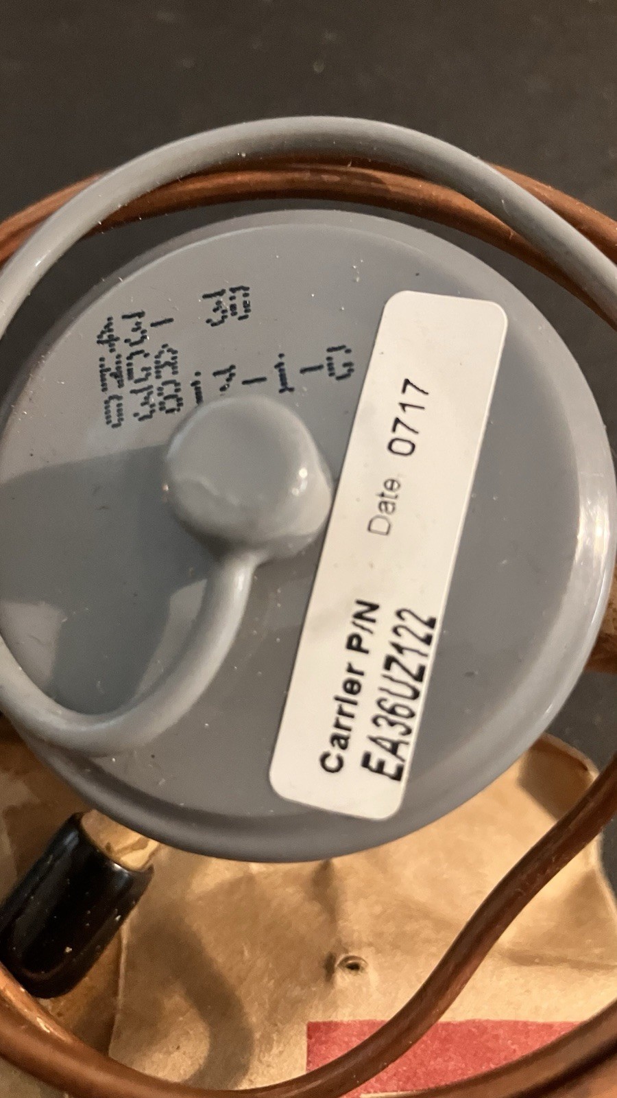 OEM Carrier TXV Valve New EA36UZ122