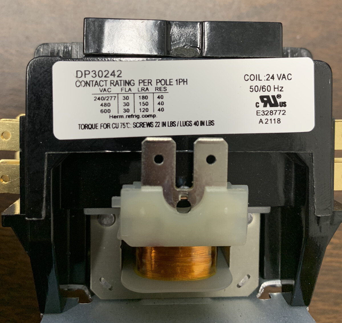 SUPCO CONTACTOR 30A 24V 2-POLE DP30242