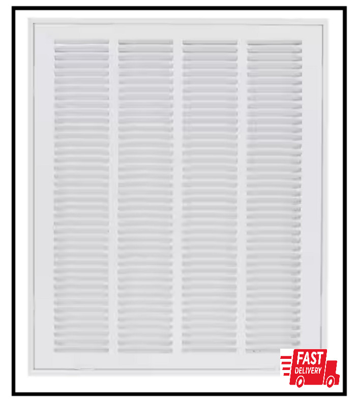EZ-FLO Return Air Filter Grille Ceiling Wall Steel Diffuser Grill 16 X 20 Inch