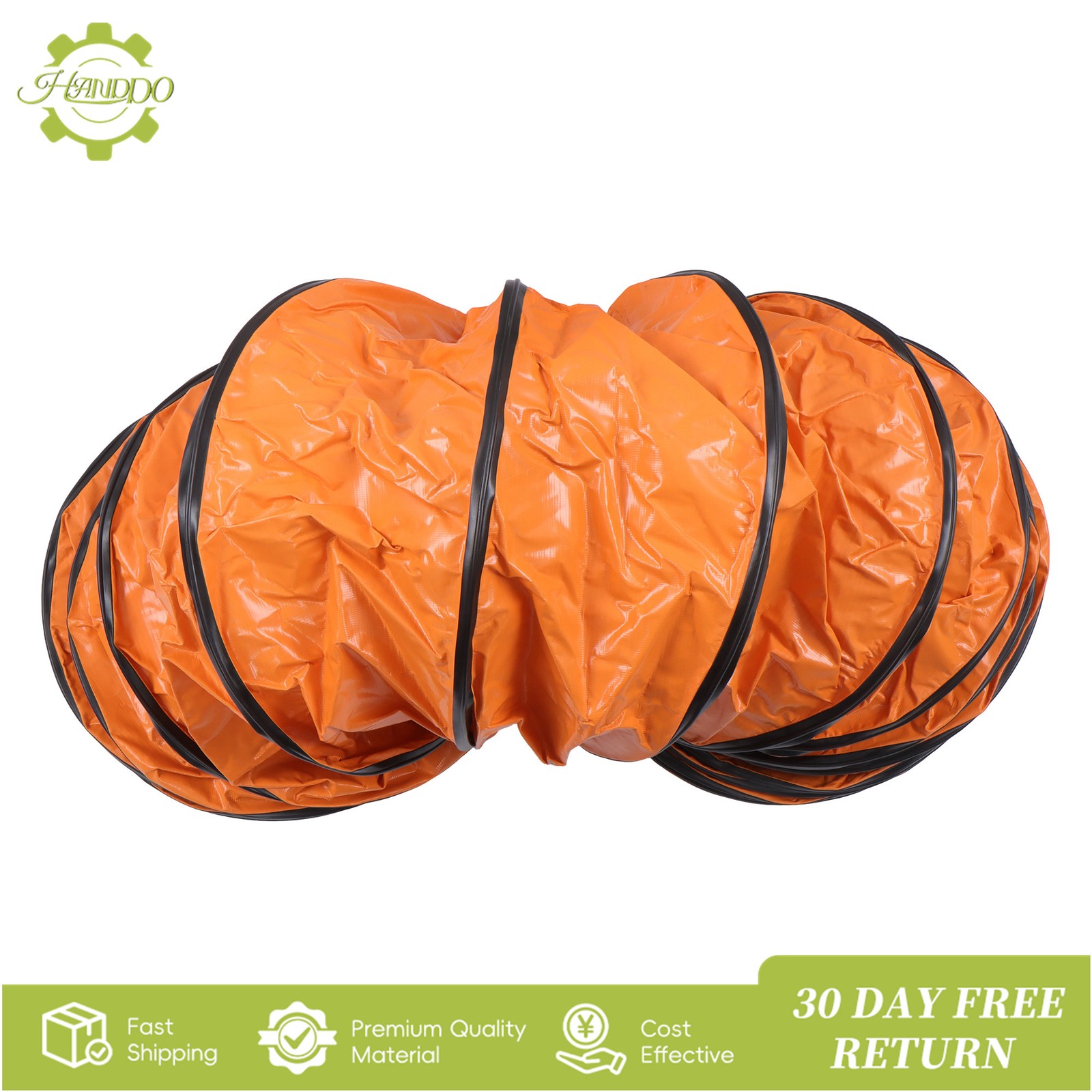 12″×16ft PVC Flexible Duct Hose, HVAC Duct Hosing Flame Retardant for Ventilator