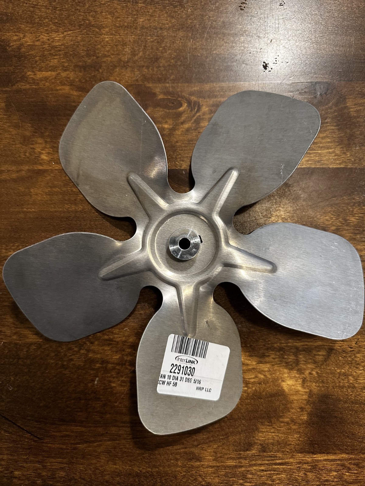 LARKIN FAN BLADE 10″ 31° 5 wing CCW 5/16″B – 2291030