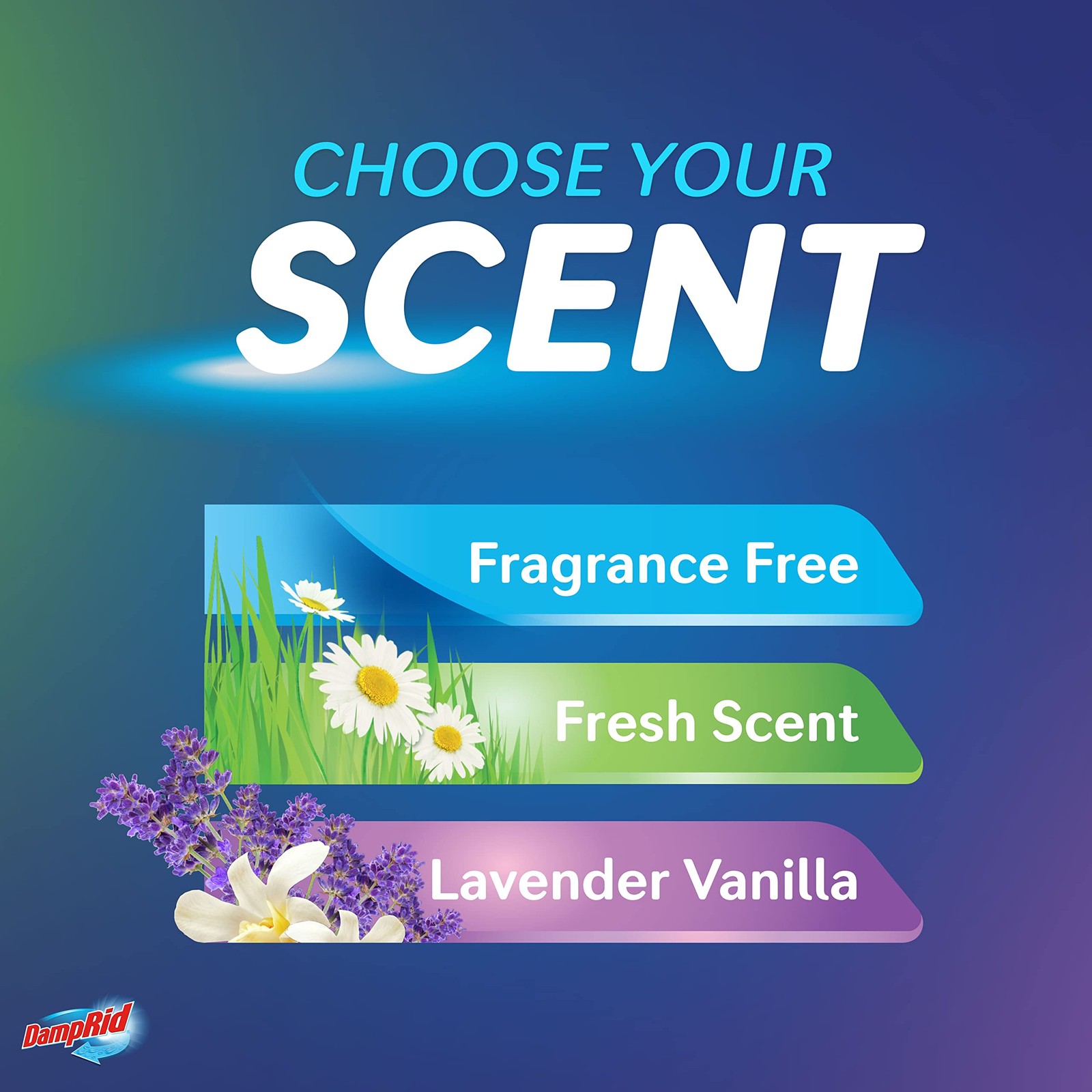 DampRid Fresh Scent Hanging Moisture Absorber, 15.4 oz., 6 Pack 6 Pack, Blue