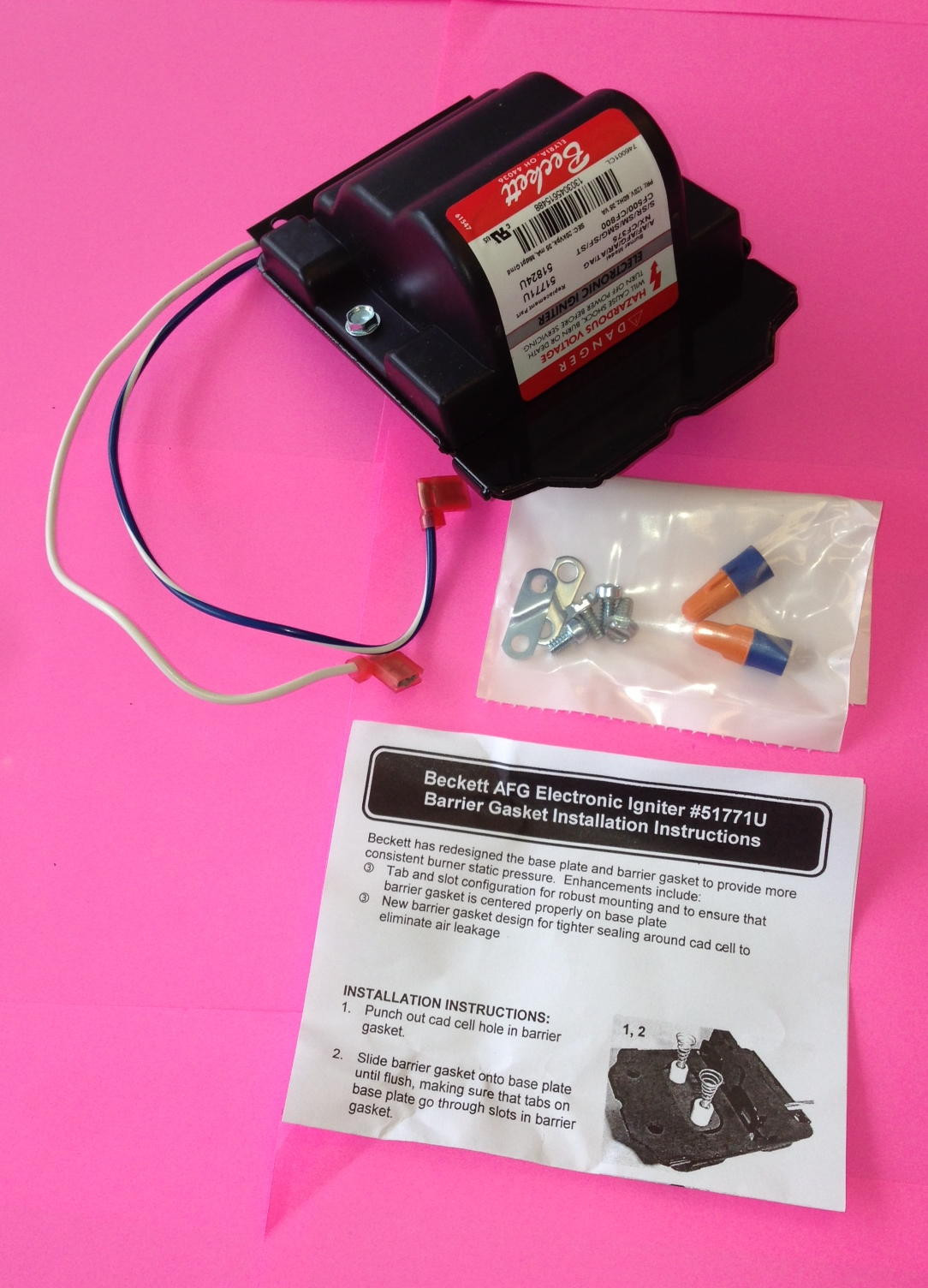 Beckett 51771U Igniter New Improved Transformer use on A, AF & AFG Energy Logic