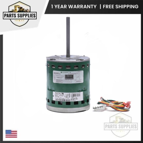 6207X Genteq Evergreen Motor 1050RPM 115/208-230V 3/4HP for ECM Fan Blower HVAC