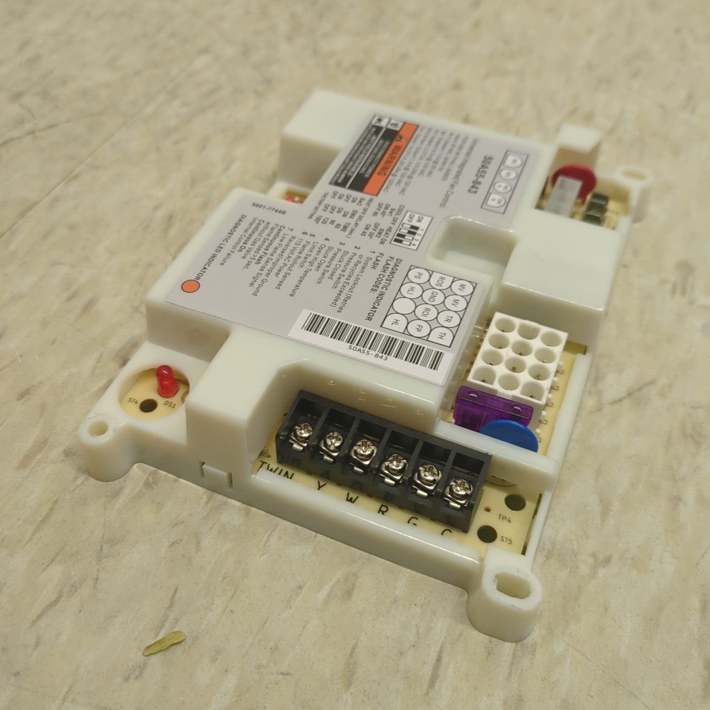 50A55-843 Furnace Control Circuit Board Replacement for White Rodgers