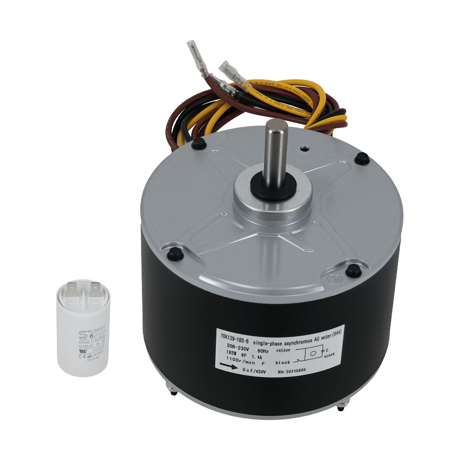 Condenser Fan Motor For Genteq GE 5KCP39EGS070S 5KCP39EGY823S Dayton 208-230V